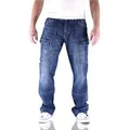Big Seven Cargojeans Big Seven Brian Night Blue Cargo Herren Jeans Hose W31/L32