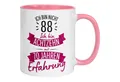 Momentals Tasse 88 Geburtstag Frau – „Nicht 88 – Ich hab Erfahrung“ – Geschenk Frauen, Gratis Versand · Links-&Rechtshänder · Spülmaschinenfest