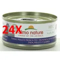 24 X Almo Nature Gatti Cuisine Thunfisch-huhn-prosciutto Dose 70 Gramm Hfc Natu