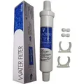 Daewoo Wasserfilter DD-7098 extern für Side-by-Side Kühlschränke 5x30cm, 2000 Liter, 6 Monate - Silber/Schwarz