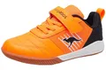 KangaROOS K5-super Court Ev, Sneaker Unisex Kinder, Neon Orange Jet Black 7950, 29 EU