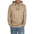DENIMFY Kapuzenpullover Herren Hoodie DFIvo Regular Fit Longsleeve Sweatshirt mit Kängurutasche beige 3XL