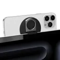 kwmobile Webcam Halterung kompatibel mit Apple MacBook OS Ventura/iOS 16 iPhone 16 15 14 13 12 Mount - Magnetischer Camera Holder für Monitor - Schwarz