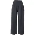 RICHROYAL Bundfaltenhose (1-tlg) Falten schwarz M