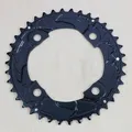 Shimano FC-M617 Kettenblatt 38 Zähne außen BCD 104 mm 2x10 fach Alu schwarz