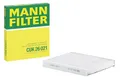 MANN-FILTER CUK 26 021 Innenraumfilter/Kabinenluftfilter - Pollenfilter mit Aktivkohle - für Pkw + Transporter