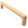 Möbelgriff, Natur, Holz, Echtholz, 1.4x3.3x14.2 cm, Schlafzimmer, Kleiderschränke, Schrankzubehör