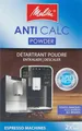 Melitta Anti Calc Reinigungspulver Entkalker Kaffeevollautomaten, 2 x 40g Beutel