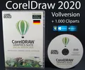 Corel Draw Graphics Suite SE 2020 Vollversion Box + DVD, Cliparts, Schritfen NEU