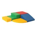 IGLU SOFT PLAY Corner Climber 5er Softbausteine Set für Kleinkinder & Babys – Kletterbausteine aus Schaumstoff – Krabbellandschaft & Motorikspielzeug für Zuhause (Multicolor)