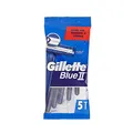 10 x GILLETTE BLUE II Rasierapparat 5 Stück [insgesamt 50 Satins]