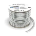 Oehlbach Silverline SP-40 - Stereo HI-FI Lautsprecherkabel - Boxenkabel mit SPOFC (versilbertes Kupfer) 2x4mm² - Mini Spule Lautsprecher Kabel - 10m