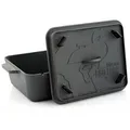 BBQ-Toro Dutch Oven Bräter 5,5 Liter Gusseisen Brotbacktopf rechteckig Gusstopf