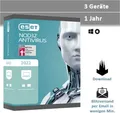 ESET NOD32 Antivirus 3 Nutzer 1 Jahr, (ESD) Download, Windows und Mac