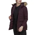 adidas Wintermantel Utilitas Hooded Parka mit Kapuze violett Damen, Größe: XS