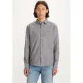 Levi's® Jeanshemd BATTERY HM SHIRT SLIM mit Logobadge schwarz S