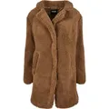 Urban Classics Ladies - OVERSIZED SHERPA Mantel braun - S - Braun - S