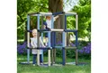 QUADRO Klettergerüst Kletterpyramide Home, (Montessori-inspiriertes Set, 237-St., 16 Modellideen für optimale motorische Entwicklung), Modulares Stecksystem, ab 12 Monaten, Made in Germany, UV-stabil
