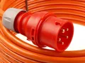 maxgo® CEE Starkstromkabel H07BQ-F PUR 5G2,5 5x2,5 16A IP44 5m Phasenwender Elektro-Kabel, (500 cm), 5x2.5mm²