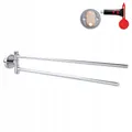 Klebehalter mit beweglichem Arm von Tesa, silberfarben