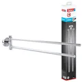 Klebehalter mit beweglichem Arm von Tesa, silberfarben