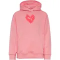 PUMA FLAMING LOVE Hoodie Mädchen in pink fruit, Größe 152