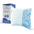 MKS Kopfkissen 80x80 – Ergonomisches Wolkenkissen für Entspannung – Weiches Kissen für Rücken-, Seiten- & Bauchschläfer – Memory Foam Kissen 80x80 mit kühlendem Gel für besseren Schlaf - Schlafkissen