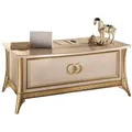 JVmoebel Schreibtisch Luxus Schreibtisch Tisch Büro Office Antik Stil Barock Rokoko, Made in Europa beige