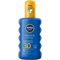 Beiersdorf AG NIVEA SUN Schutz & Pflege Sonnenspray, Sonnenpflege mit hochwirksamem UVA/UVB-Filtersystem, 200 ml - Flasche, LSF 30 85402