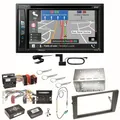 Pioneer AVIC-Z730DAB Navigation DAB+ USB Einbauset für Audi A4 B6 B7 Seat Exeo