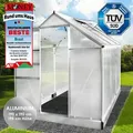 Aluminium-Gewächshaus 190x190x195