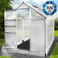 BRAST Gewächshaus Aluminium mit Fundament | 42 Modelle | rostfrei wetterfest