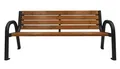 Primario Grande Gartenbank, Parkbank Holz - Gartenmöbel, Outdoor Bank mit 350kg Tragfähigkeit - Sitzbank Wetterfeste, Design Skandinavische (Primario Tick, 150 cm - Gesamtlänge der Bank, CE)