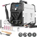 STAHLWERK Schutzgasschweißgerät 2-in-1 Kombi DC WIG 200 ST – WIG & MMA-Funktion (E-Hand) bis 200 A, für Stahl, Edelstahl, Kupfer, Messing, kei...