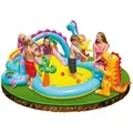 INTEX 57135NP - Playcenter - Dinoland mit Sprüher und Rutsche (333x229x112cm) - Silber