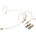 Monacor HSE-152A/SK Headset Gesangs-Mikrofon Übertragungsart (Details):Kabelgebunden inkl. Windschutz Mini-XLR Kabelgebunden