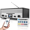 Blaupunkt Milano RXD 1900 schwarz, Internetradio mit CD Player, DAB+ Radio, Bluetooth Stereoanlage, WLAN Internetradio, UKW, Farbdisplay, Küchenradio im Retro Design