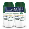 ETIAXIL - pflanzliches Antitranspirant – mäßiges Schwitzen – Bio-zertifiziert – Achseln – 48 Stunden – Duft grüner Tee – Roll-On – 50 ml – 2 Stück