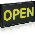 VEVOR programmierbare LED Zeichen P10 Vollfarbe flexibles digitales Scrolling Panel, DIY Anzeigetafel mit benutzerdefiniertem Textmuster und GIF & Bluetooth App Steuerung (670 x 350 x 55 mm)