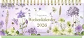 Wochenkalender 2026: violett: Tischkalender mit Wochenplaner und Eintragmöglichkeiten. Hochwertige Ausstattung, mit Ferienübersicht und Geburtstagsplaner (Tischkalender mit Wochenkalendarium)