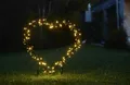 Weihnachtsdeko außen Figuren Herz Beleuchtung 120 LED 60 x 58 cm