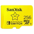 SanDisk 256 GB microSDXC Speicherkarte für Nintendo Switch gelb