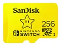SanDisk microSDXC Extreme 256GB (A1/ V30/ U3/ C10/ R100/ W90) für Nintendo Switch