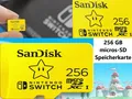 NEU 256 GB SANDISK micro SD Speicherkarte für Nintendo Switch & Lite Konsole NEW