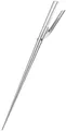 GEFU Spickmesser Spicknadel LARDO Edelstahl Nadel Specknadel Braten