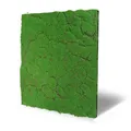 JANGAL Modular Wall Design Moos Paneel (52 x 52 cm), Modulares Wandpaneel, mit recyceltem PET-Filz, zum Kleben oder Schrauben, Wandverkleidung, Wand Deko, Mooswand (Forest Green Design Moos)