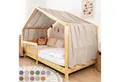 lilimaus Betthimmel Single Hausbett Himmel aus 100% Musselin-Baumwolle - 12 Farben (1-tlg), Musselin Betthimmel für einseitiges Hausbett, handgenäht