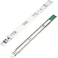 GTV - Schubladenschienen H45 VERSALITE PLUS+, Kugelführung mit Dämpfung, H=45mm, Schlitten min Soft-Close-Mechanismus, Belastbarkeit 40kg, Einfac...