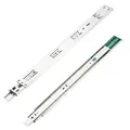 GTV - Schubladenschienen H45 VERSALITE PLUS+, Kugelführung mit Dämpfung, H=45mm, Schlitten min Soft-Close-Mechanismus, Belastbarkeit 40kg, Einfache und Schnelle Installation