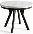 Esstisch Rund Evo, Moderner Esstich Ausziehbar, Tisch mit Stabile Konstruktion, Durchmesser 90 - 190 cm, Farbe Sonoma